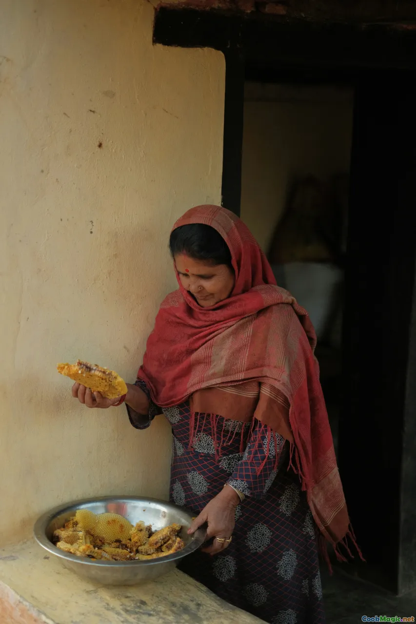 Bangladeshi family, traditional kitchen, communal eating