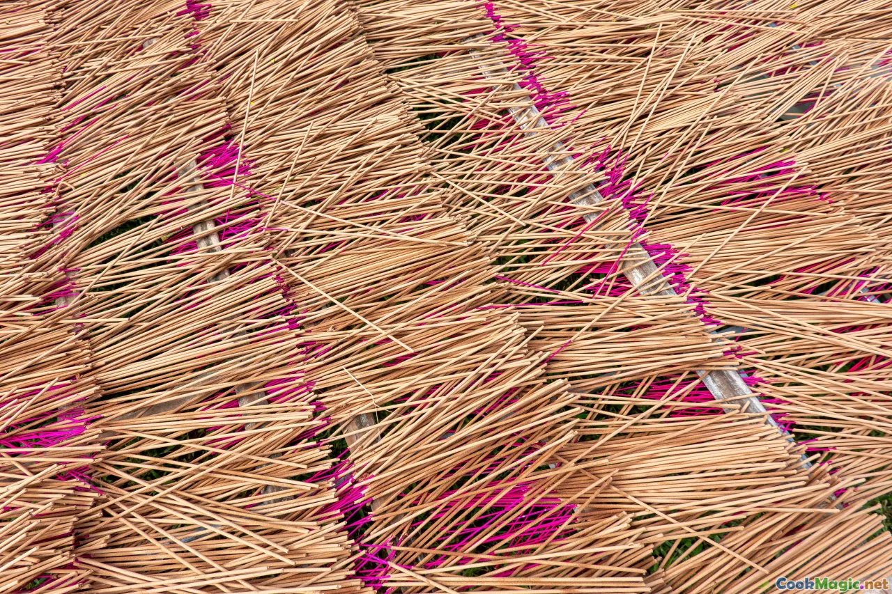 beignets, hibiscus, palm wine, sugar dust
