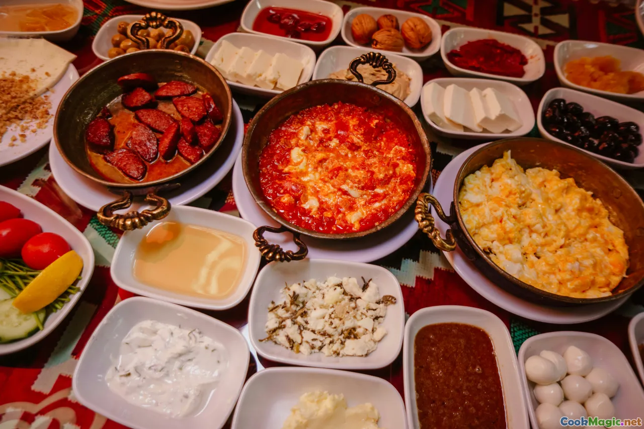 Bosnian family table, traditional meal, cultural celebration
