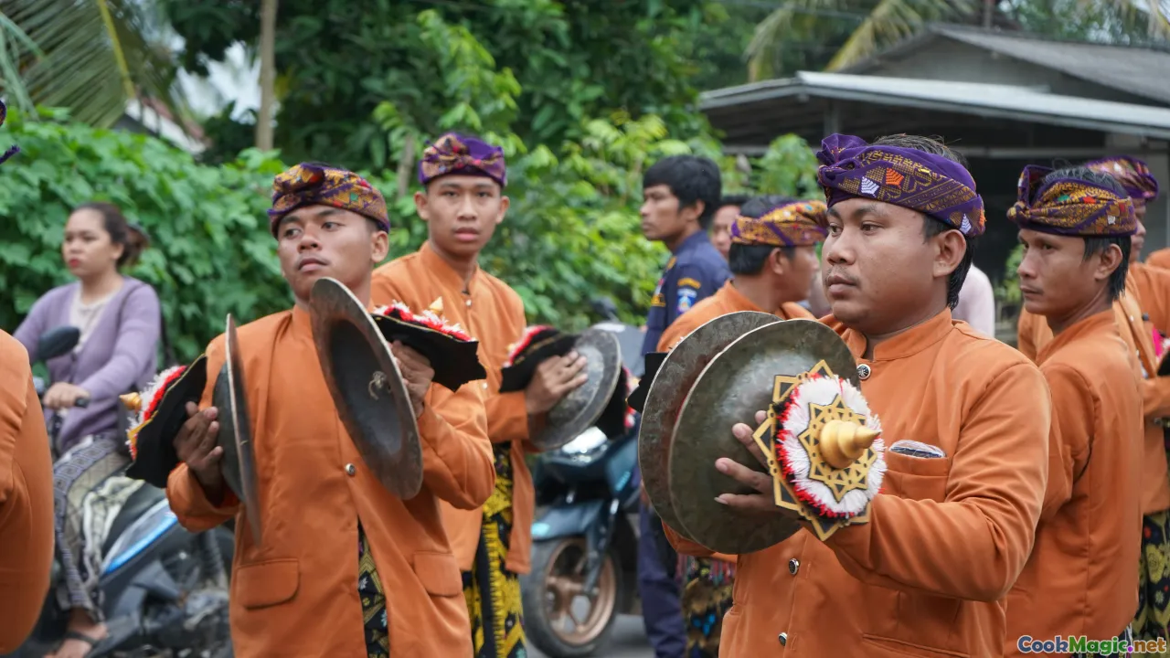communal pot, festival, drumming