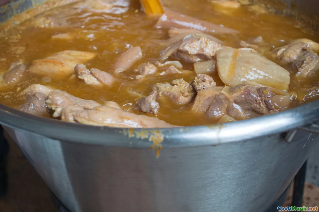 comparison, Caribbean bowls, culinary map, stew