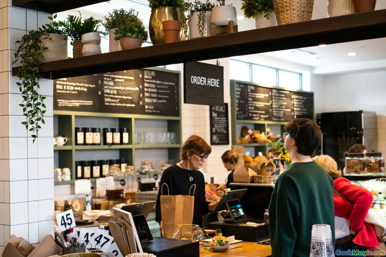 comparison chart, customer footfall, busy cafe, pet-friendly vs traditional