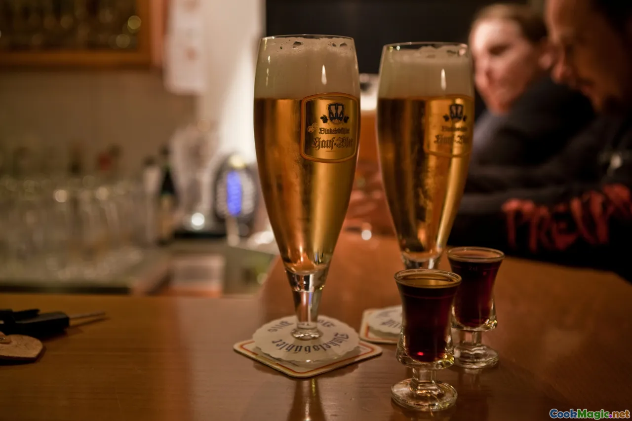 Czech lager, Moravian wine, beer glass, wine pairing