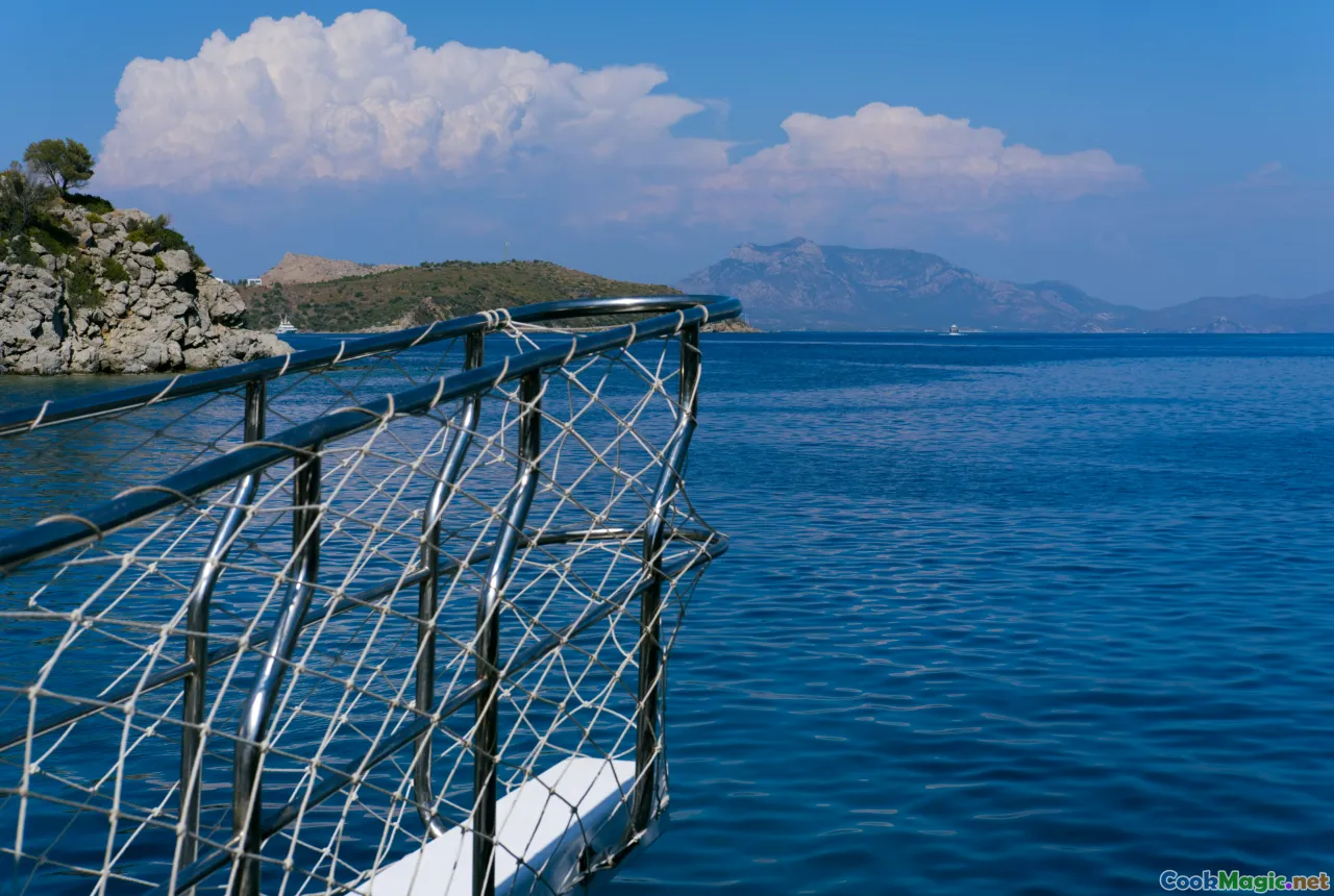 Dalmatian fishing boats, fisherman