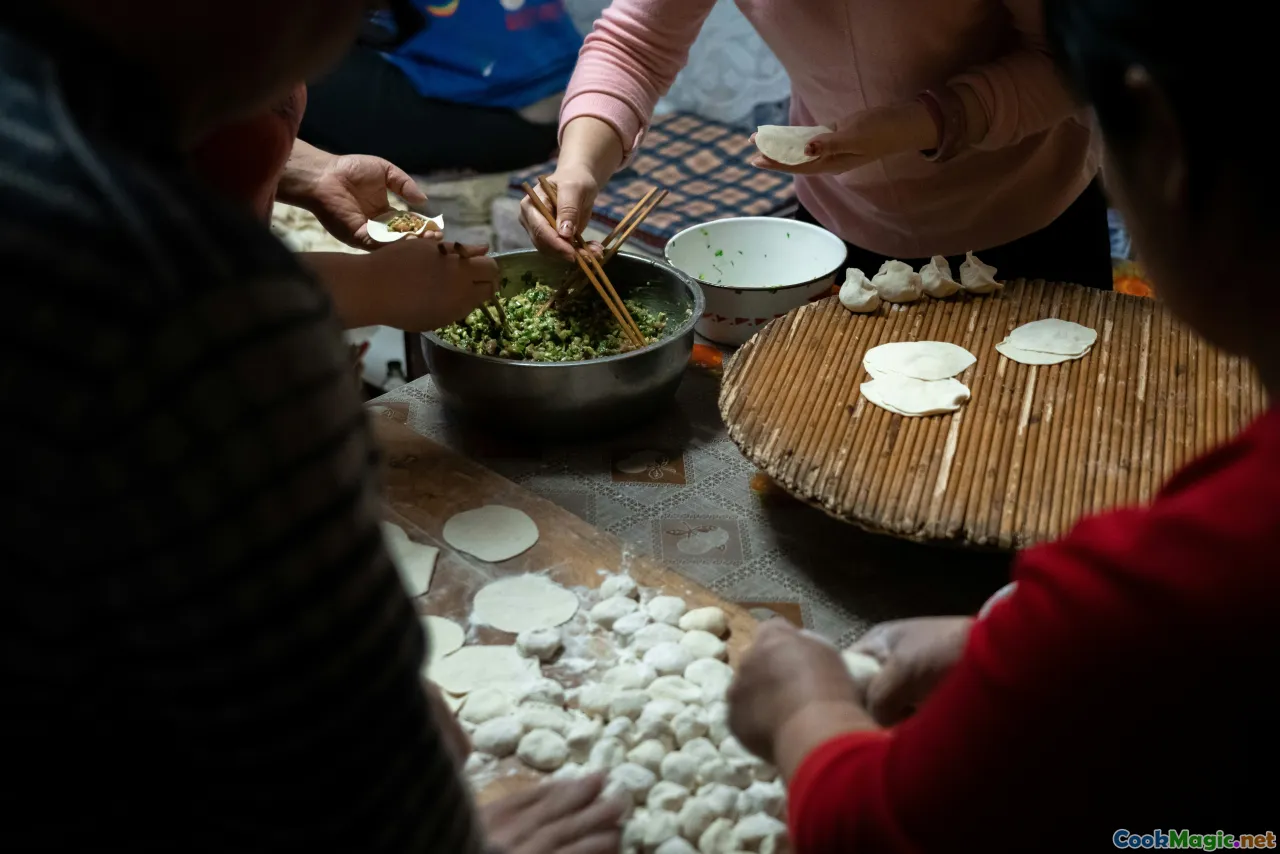family baking, local markets, cultural exchange
