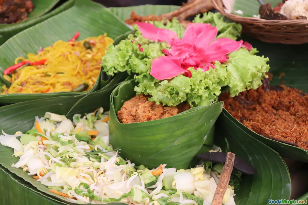Fijian dishes, tropical foods, artistic plating