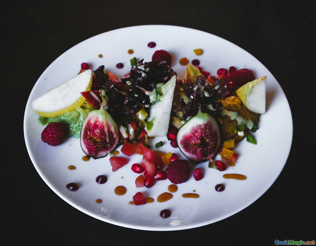 food styling, sensory delights, vibrant plating