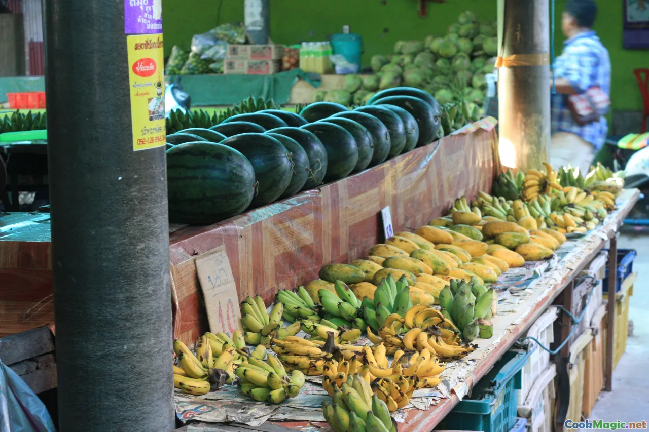 Green banana fritters, Bekya, street snack Haiti