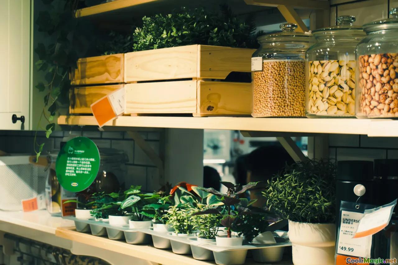 herb storage, home gardening, fresh herbs, Thai supermarket