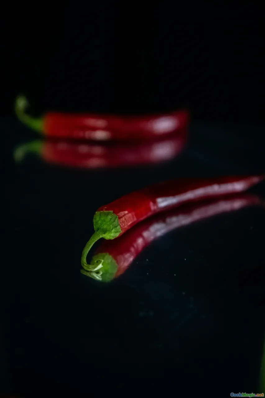 herbs, garlic, vinegar, chili peppers
