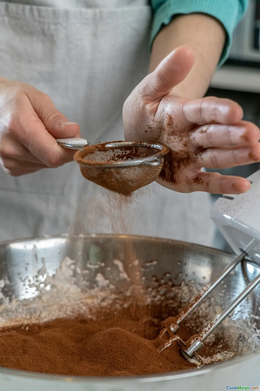 home baking, recipe tips, measuring cocoa, ingredient prep