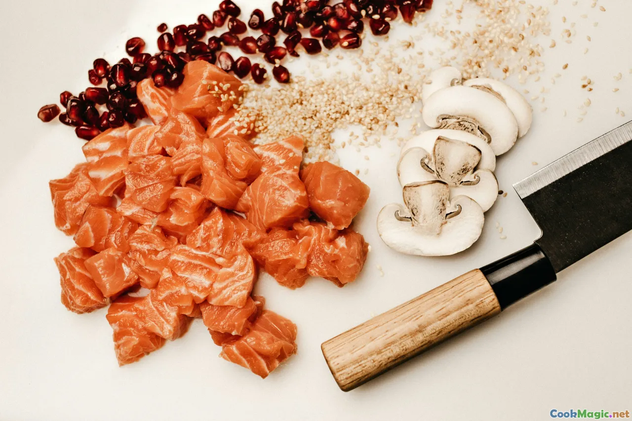 Hungarian ingredients, fresh paprika, white onions, beef, vegetables