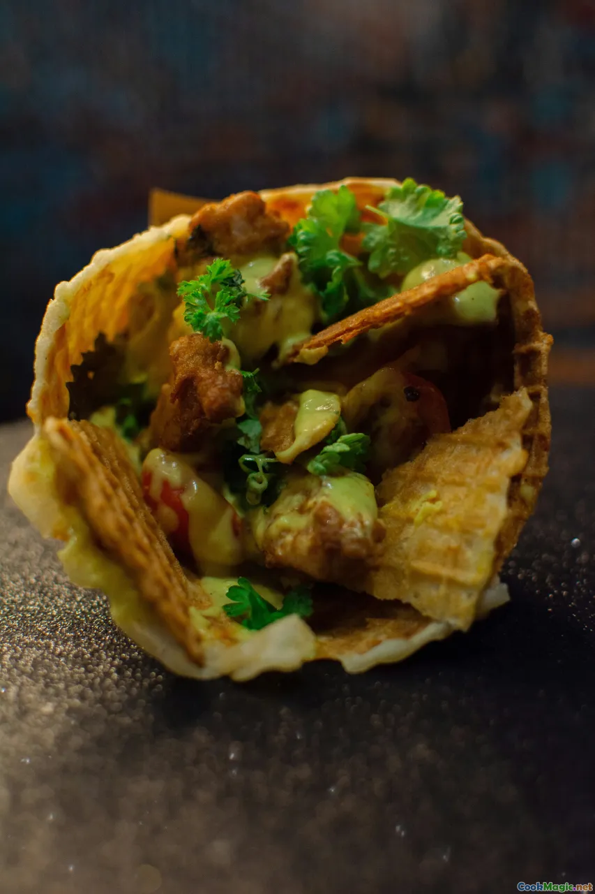 international cuisine, tacos, samosas, falafel, stir-fry