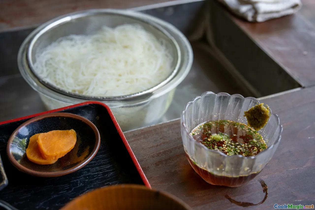 Japanese kitchen, culinary art, rice preparation