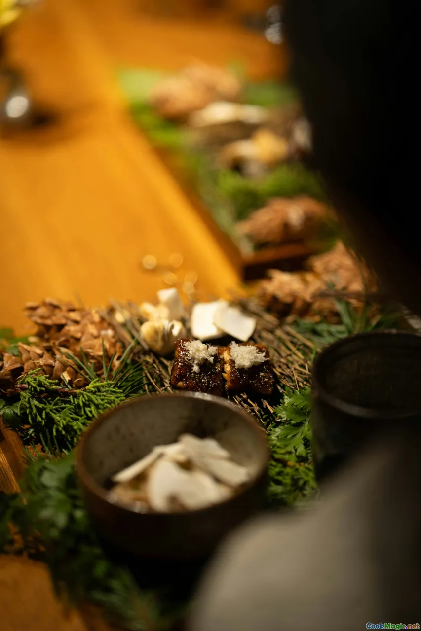 menu, seasonal, tasting course, plating