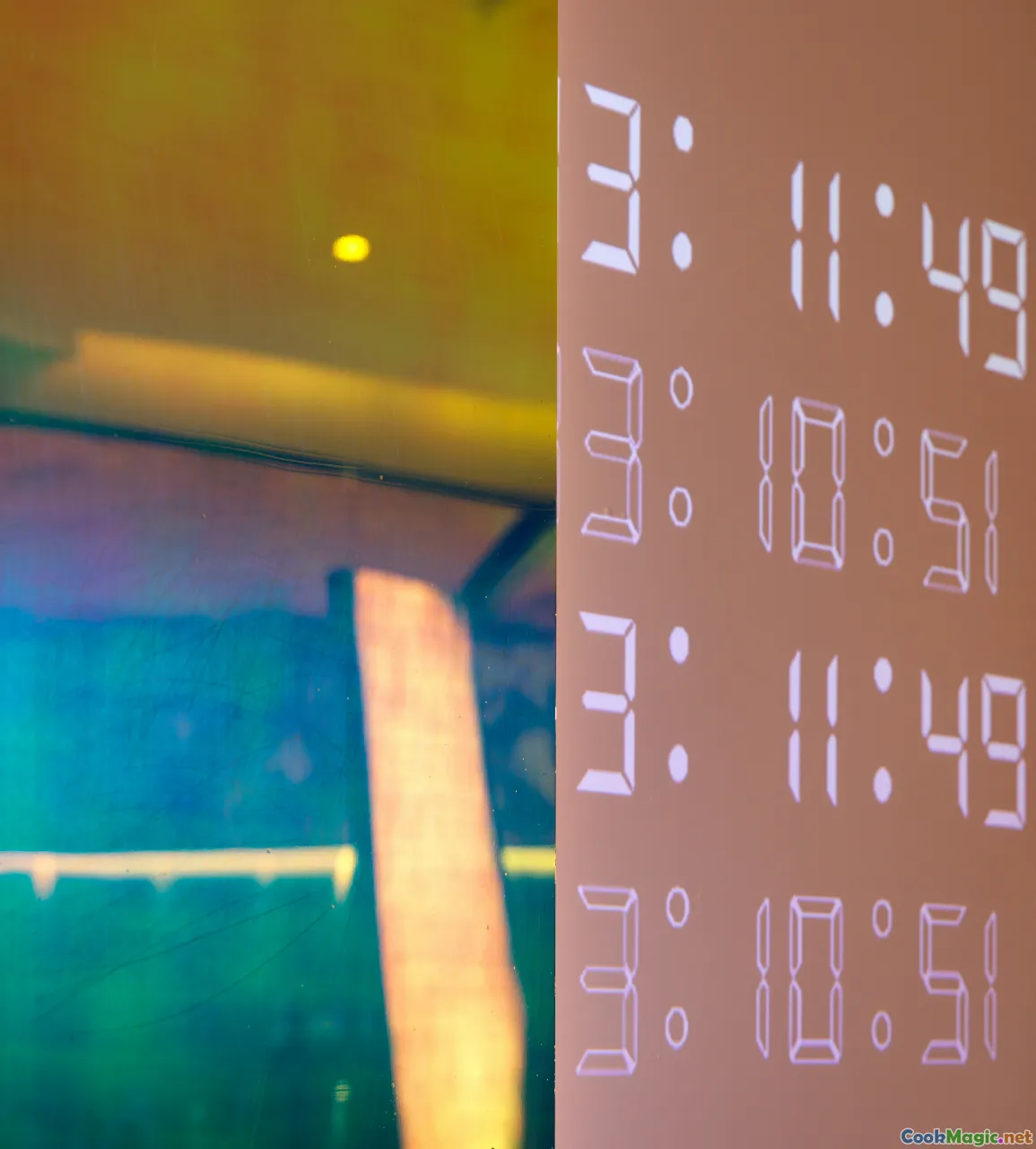 party, menu, timeline, home