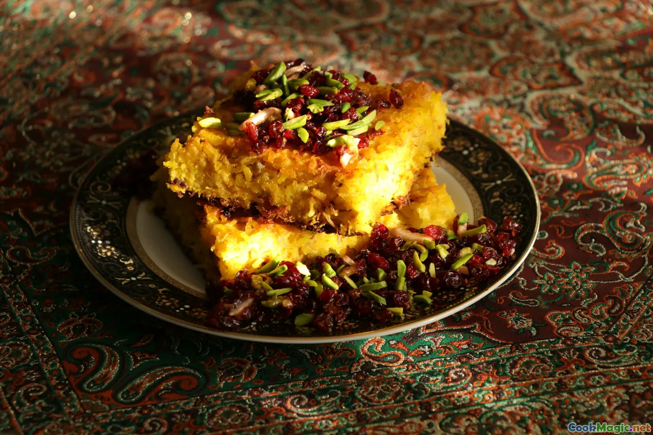 Persimmon dessert, Uzbek sweets, traditional dish