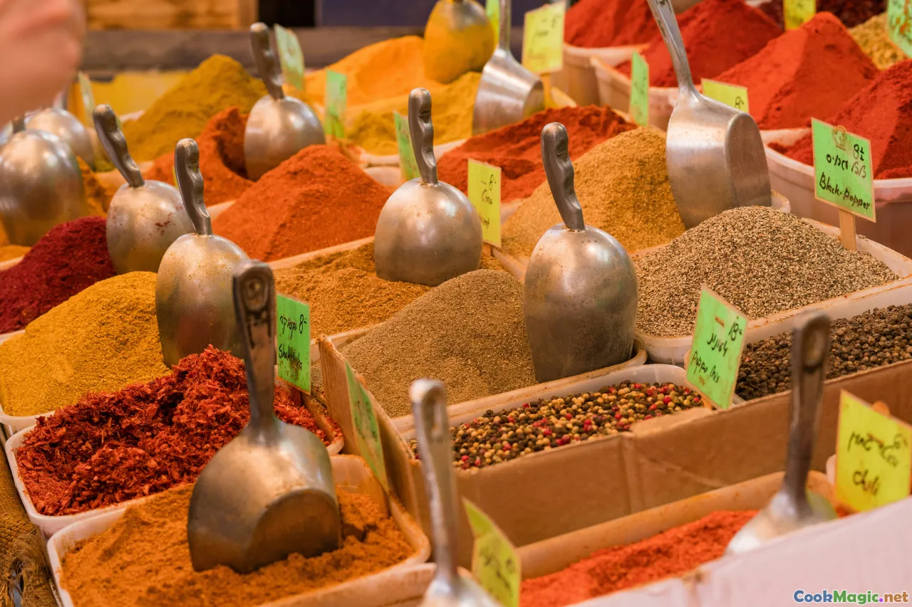 Peruvian spices, packaged ingredients, culinary essentials