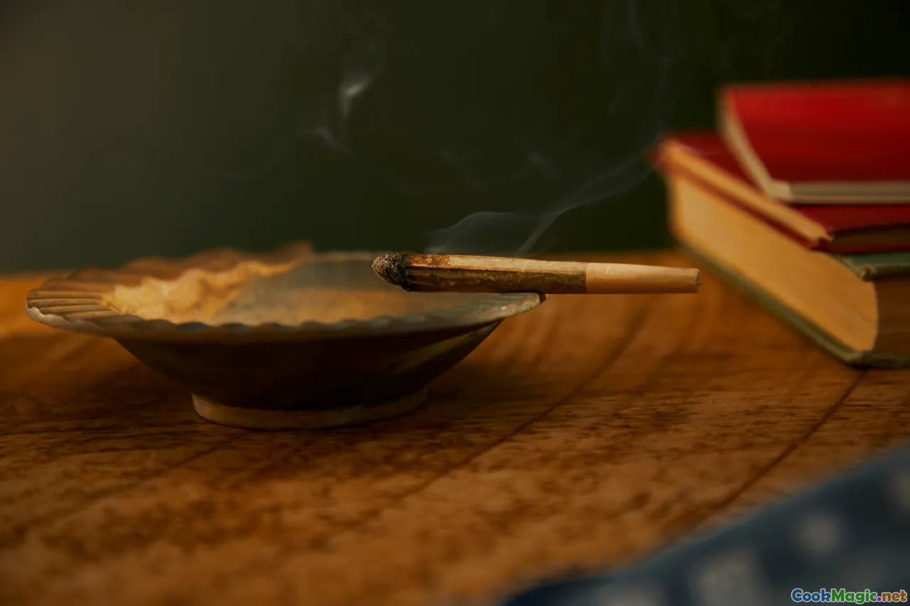 recipe, ingredients bowl, wooden table, close-up sauce