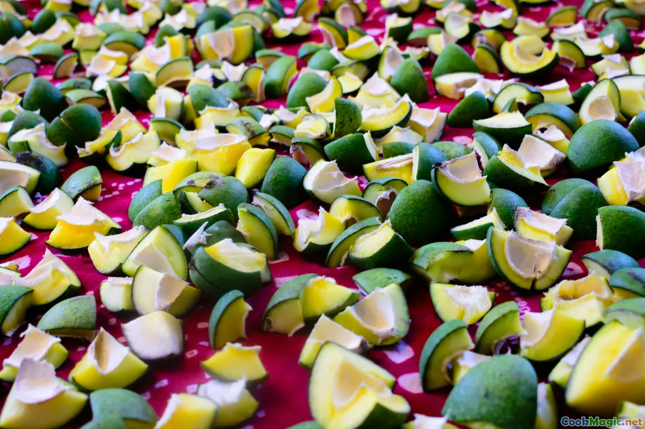 regional variation, mango salad, smoked turkey, cilantro