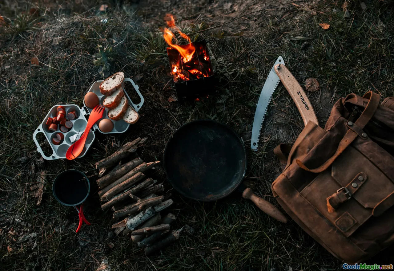 Russian family dinner, communal meal, storytelling around fire