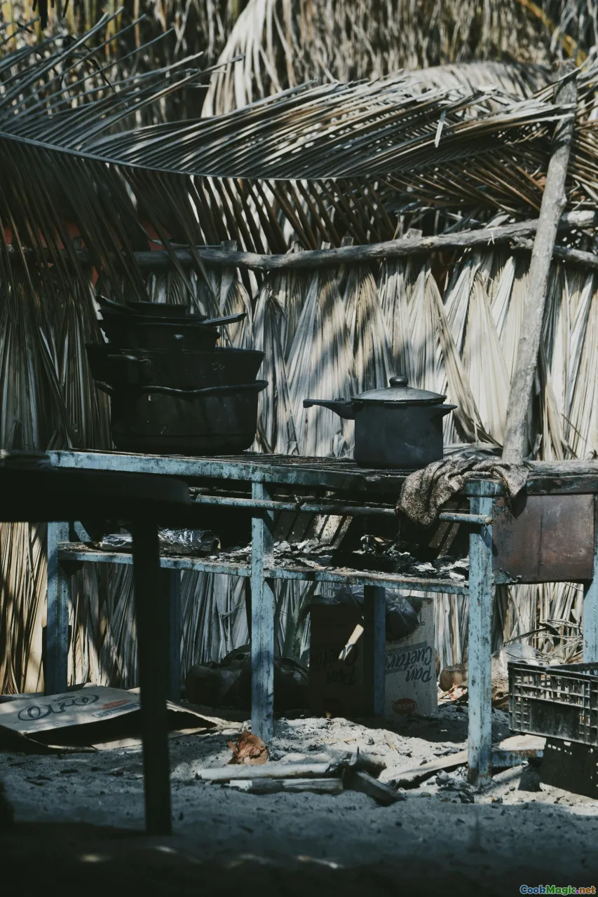 rustic stalls, rural market, local ingredients, traditional cooking