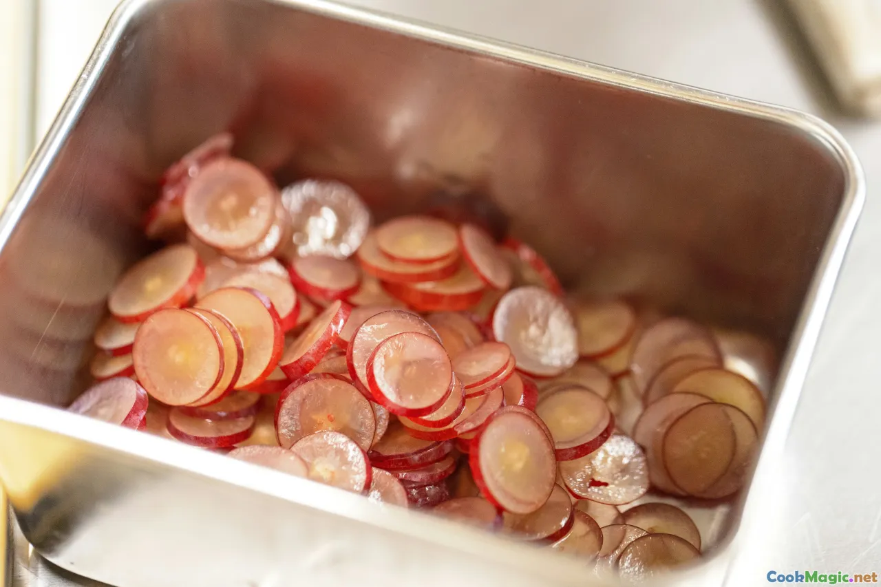 saltfish, peppers, onions, skillet