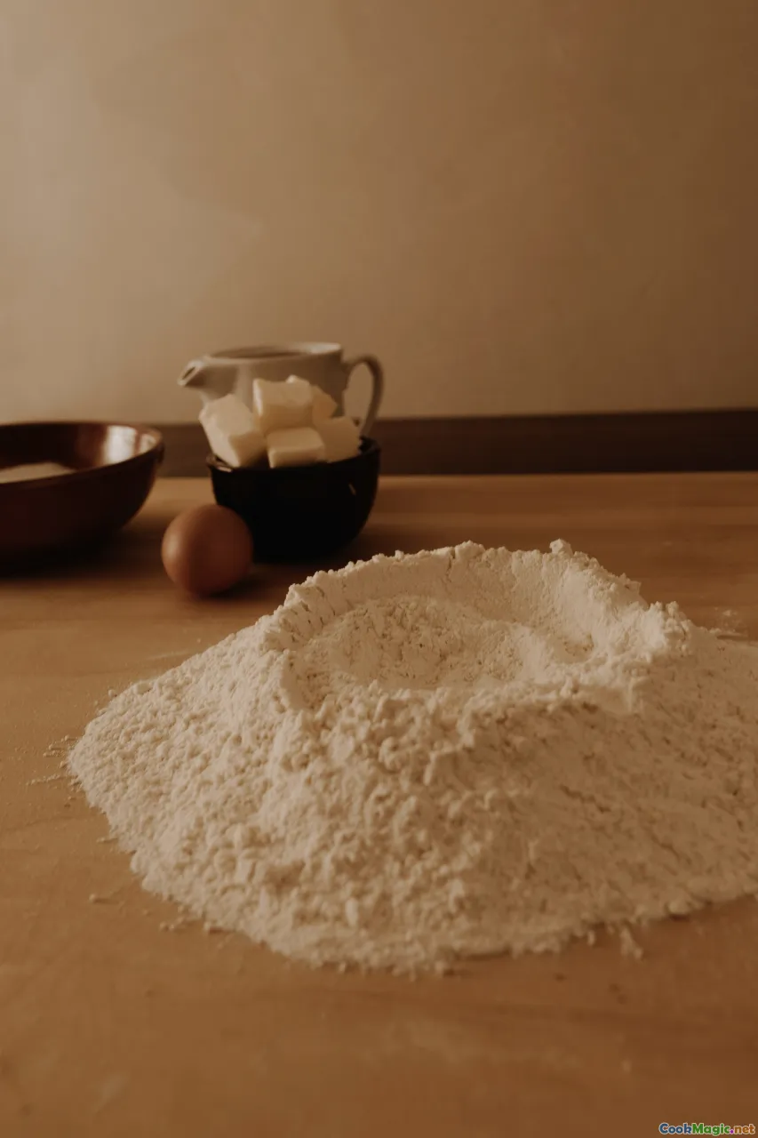 simple ingredients, flour and water, traditional churros, ingredients for churros