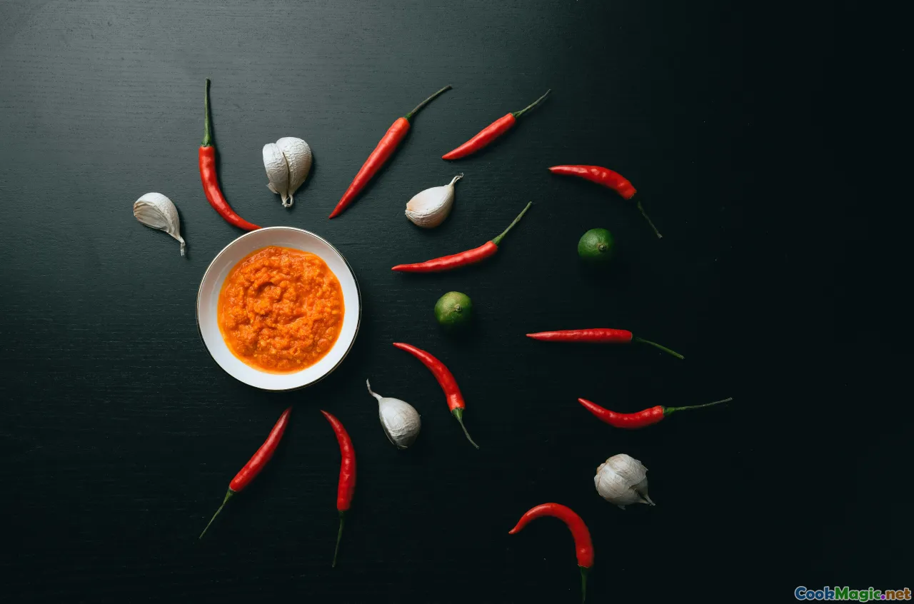 spices, ginger, garlic, chili pepper