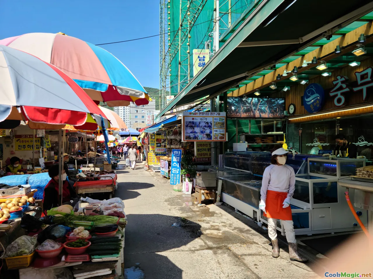 St. George’s, market, street scene, island life