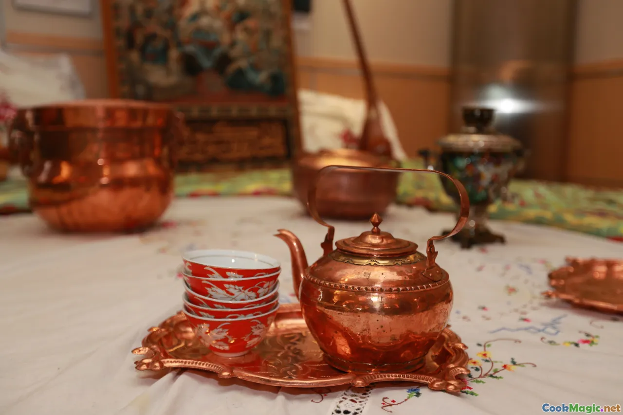Tajik celebrations, herbal symbols, traditional tea ceremony