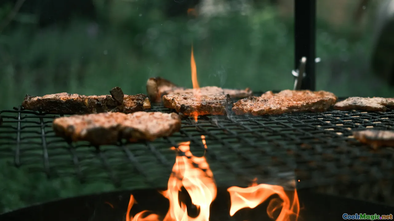 tri-tip, grill, red oak, barbecue