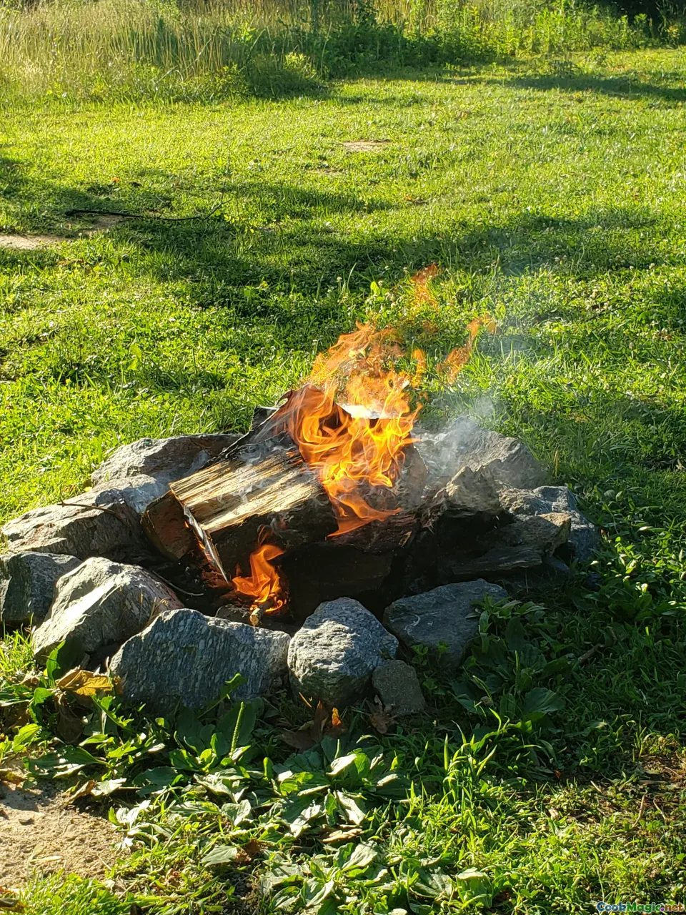 umu pit, fire setup, natural materials