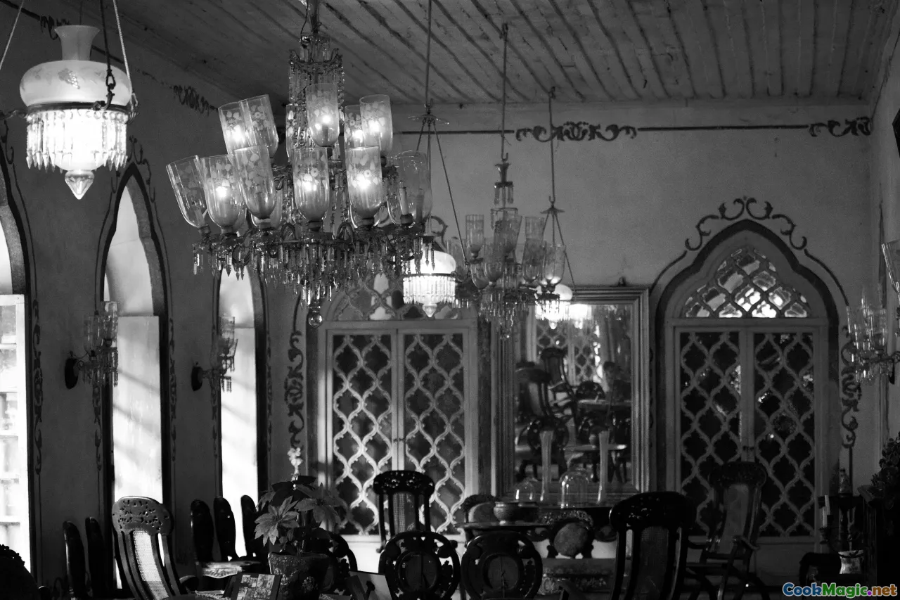 vintage restaurant, candlelit dining, historical interior