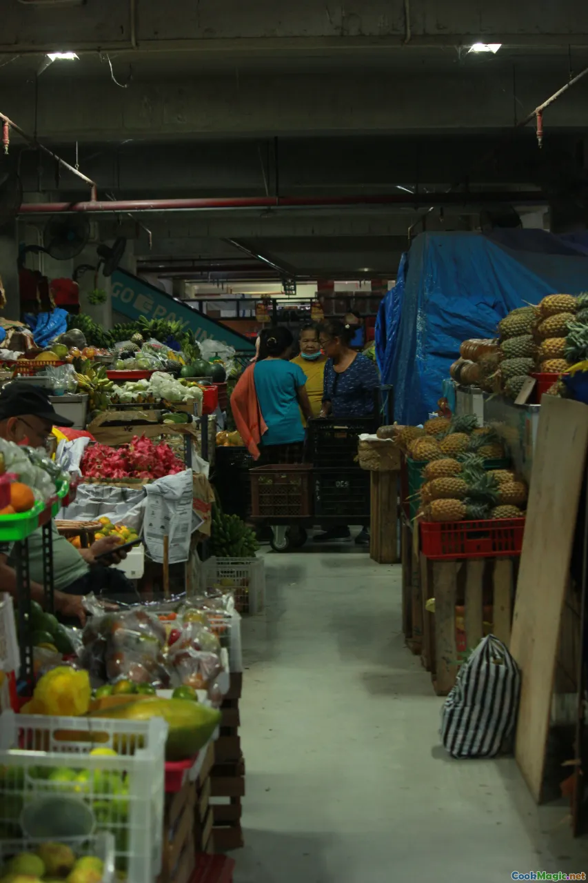 wet market, spices stall, Singapore groceries