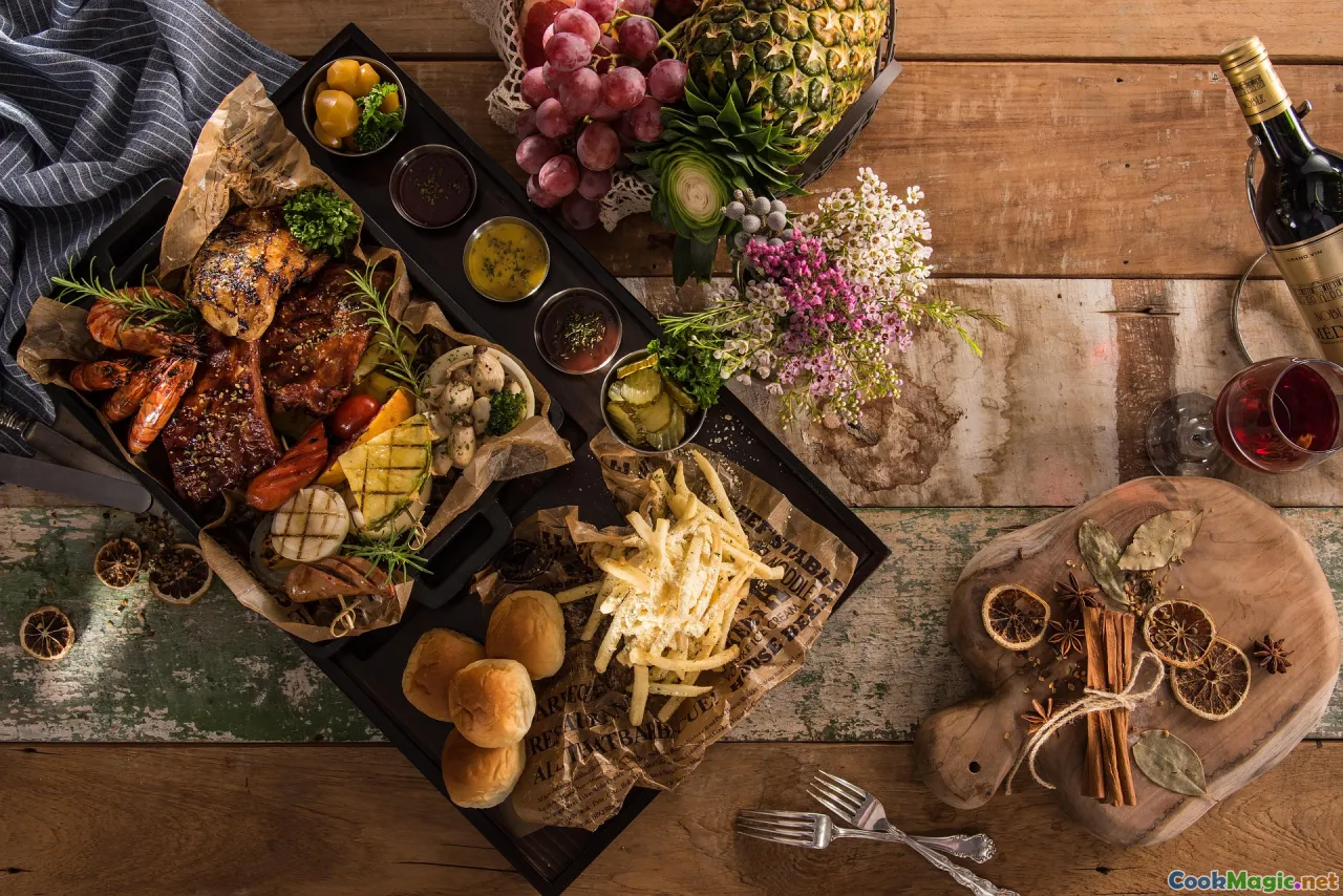 breakfast table, feast, Grenadian cuisine, home cooking