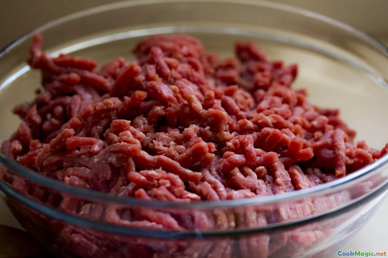 cooking steps, kitchen prep, marinated beef