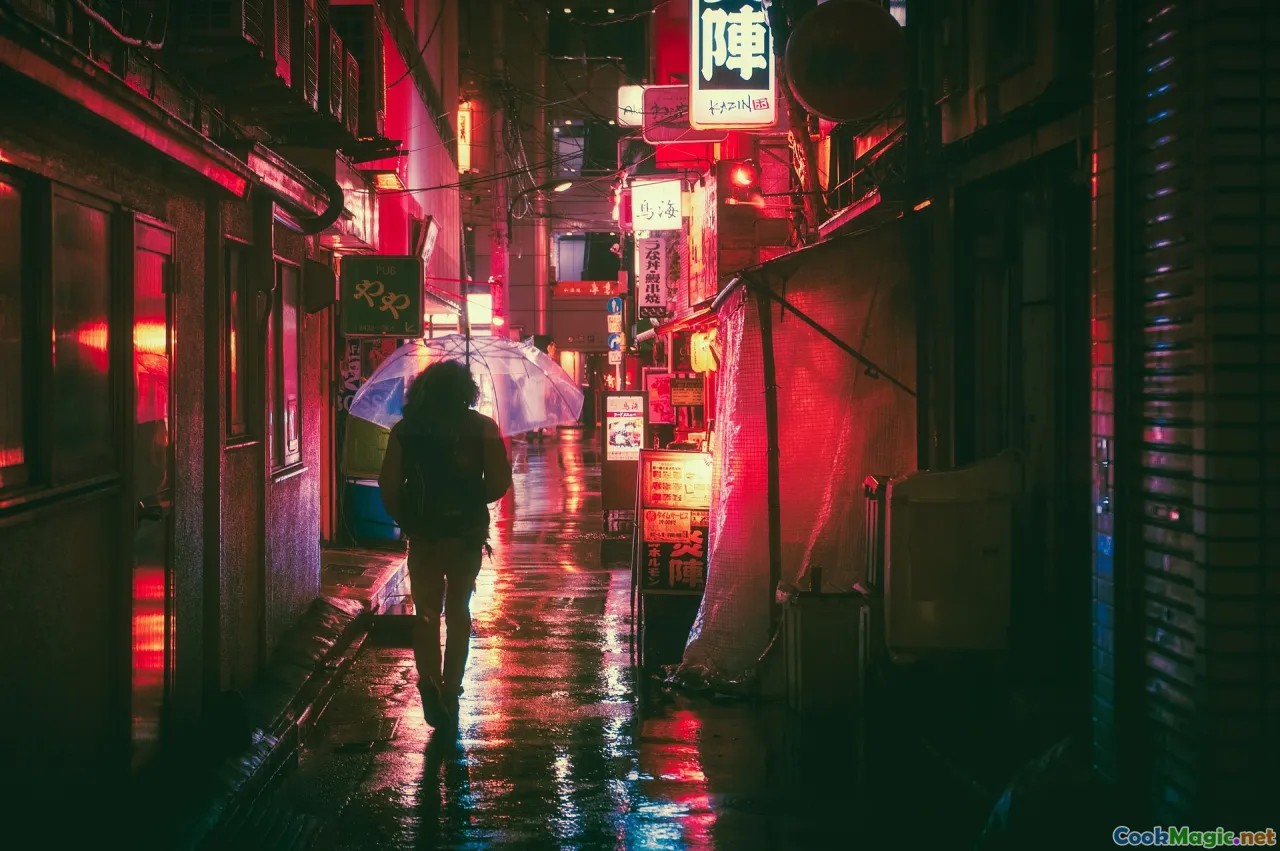 Los Angeles, tacos, neon, night market