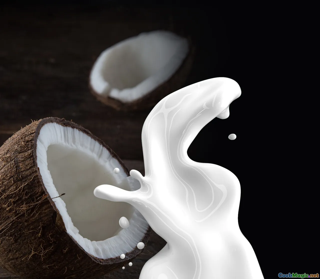 panipopo, coconut milk, glossy buns, caramelized edges