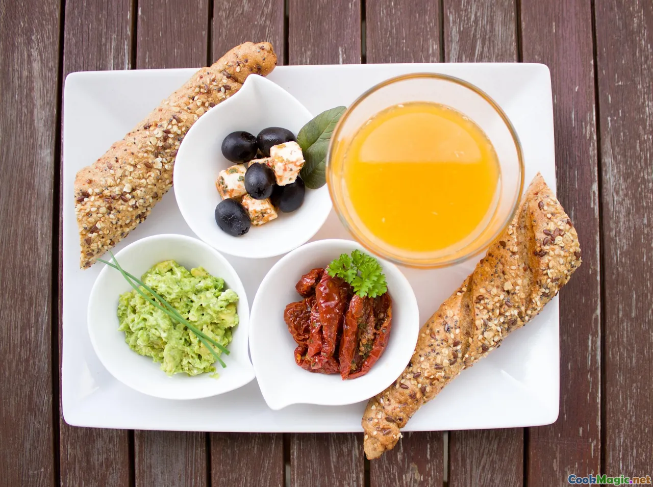 plated loaf, coconut drizzle, island table, shared meal