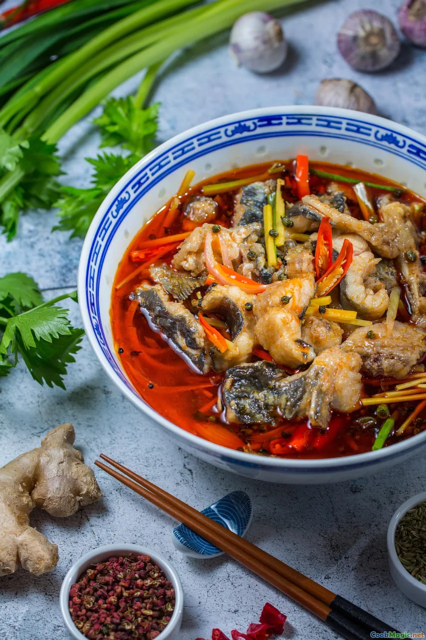 Sichuan braised dishes, regional cuisine, Chinese herbs, traditional stove