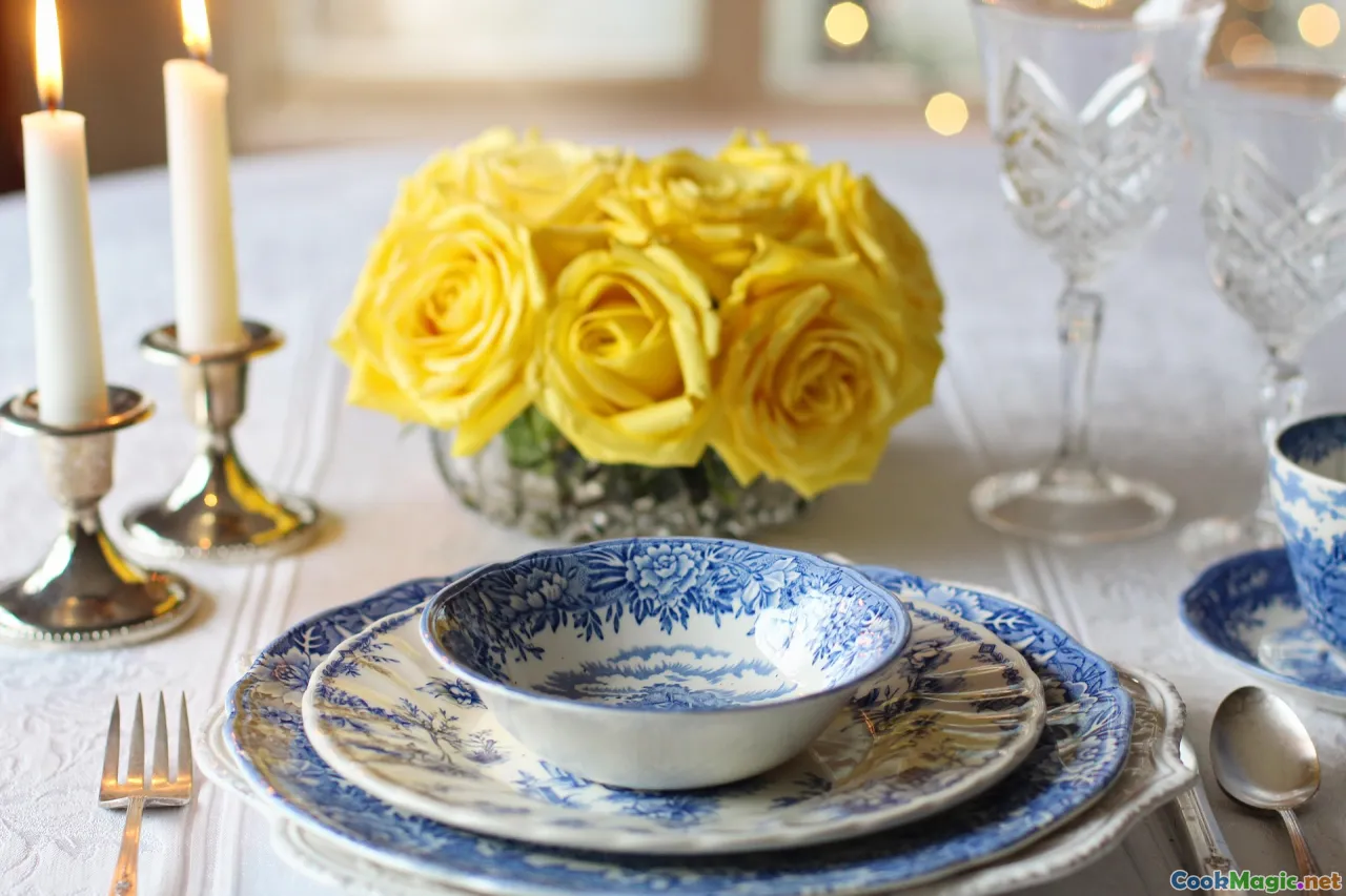 table setting, side dishes, modern vs traditional