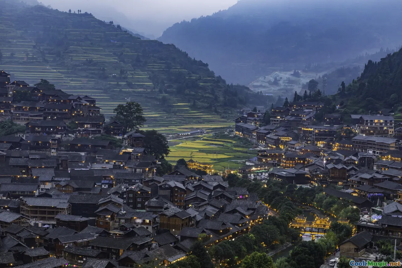 Tajik village, traditional cooking, mountain landscape