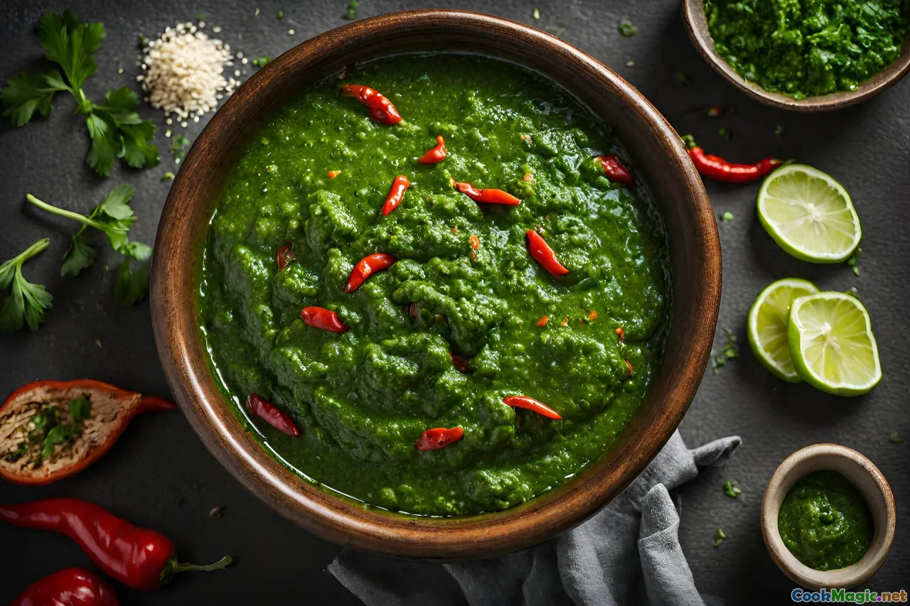 thecha, garlic chutney, vada pav, green chilies