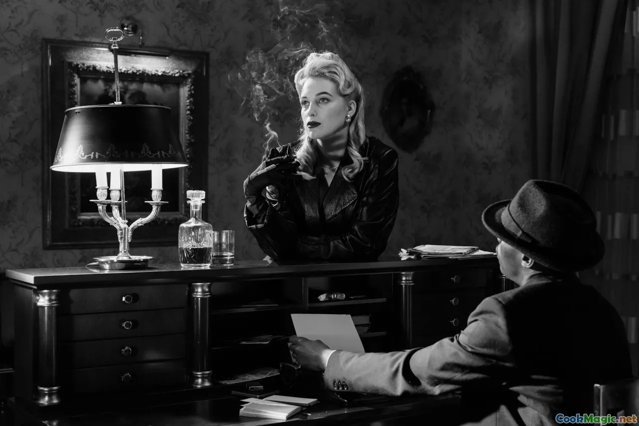 Asian fusion, Hollywood movie scene, exotic foods, cinematic dishes