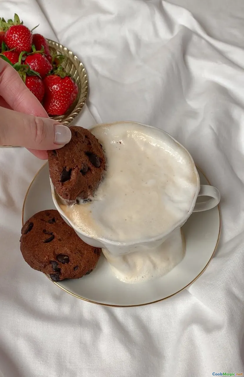 chocolate a la taza, steaming cup, dipping