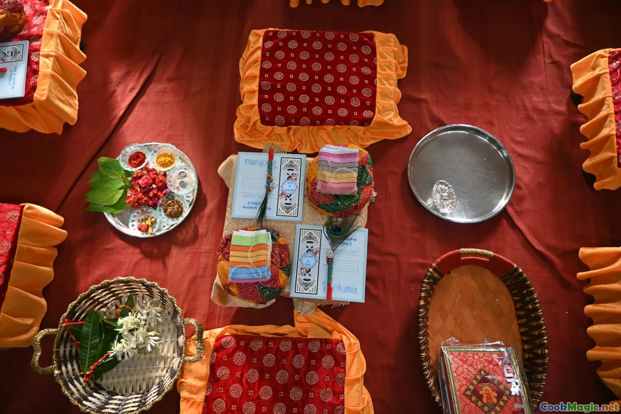 chundo, thepla, Gujarati thali, fenugreek