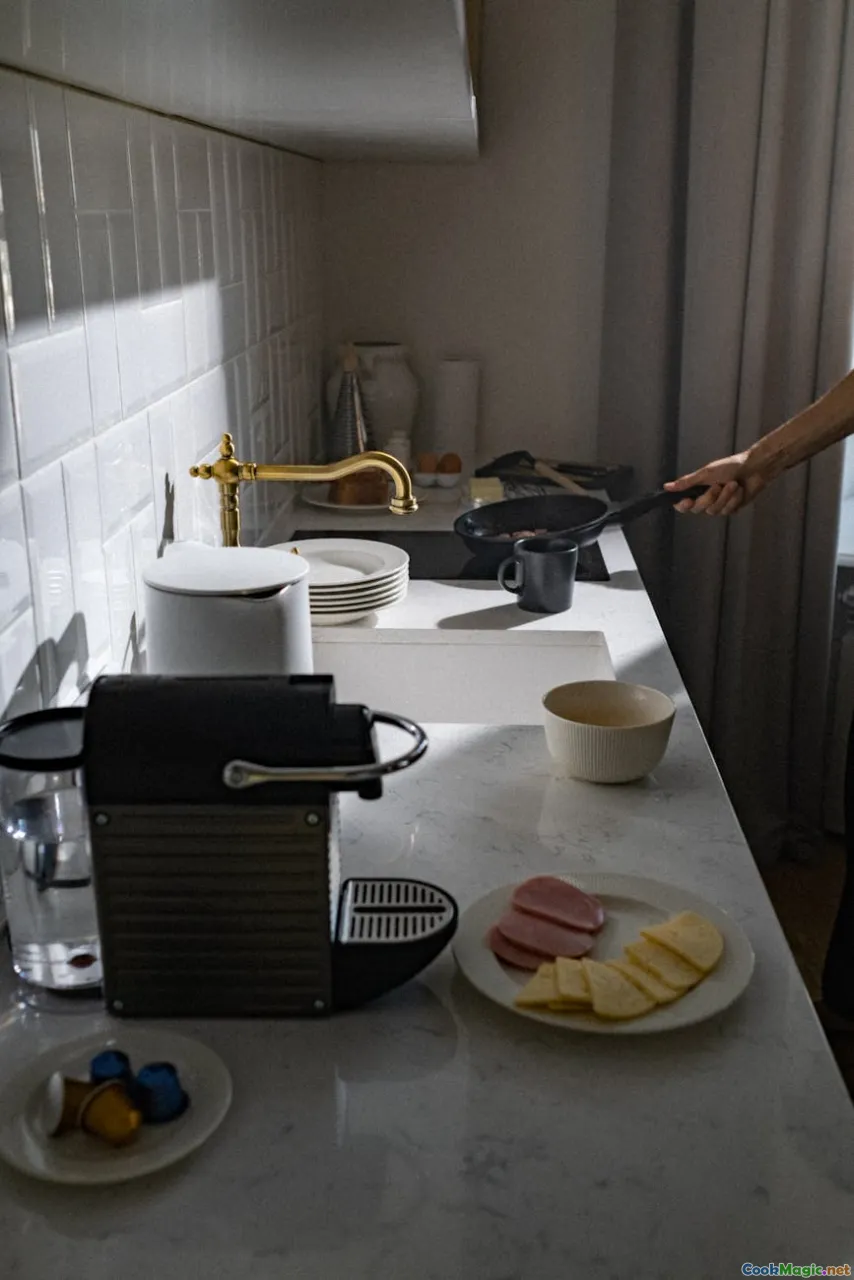 cook shop sign, seaside village, breakfast counter, enamel plates