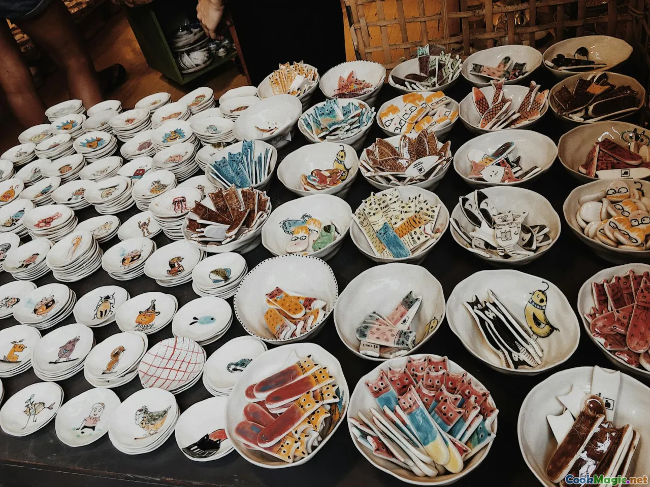 creative plating, colorful bowls, fusion dishes