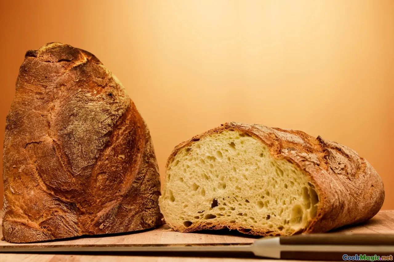 crusty bread, interior crumb, bread textures